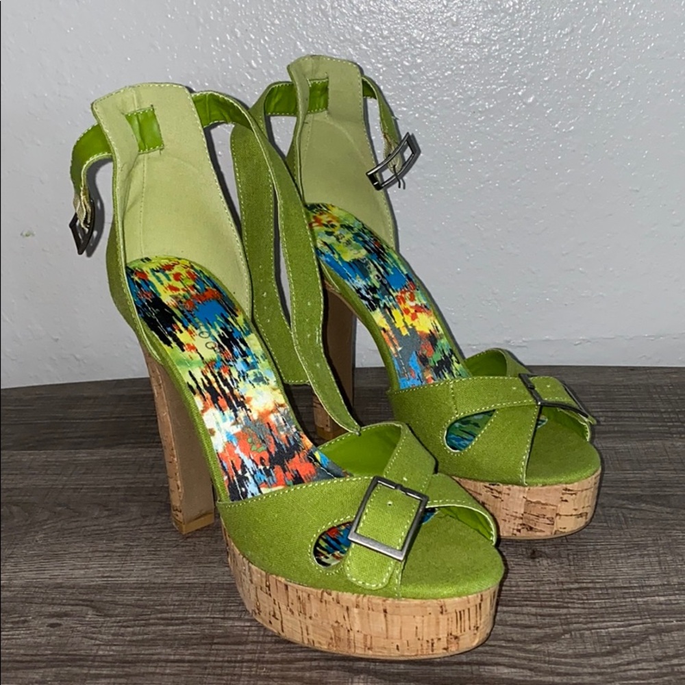 Green heels